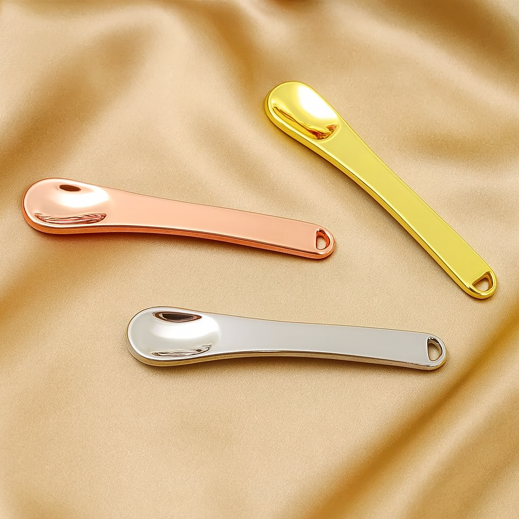 Zinc Alloy Cosmetic Face Spatula